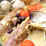 Aqua pazza stewed fish staub