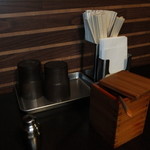 175°DENO担担麺 - テーブルの上　【　２０１３年１０月　】