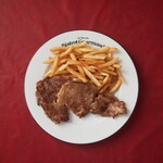 Steak frites with pomme frites