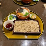 Kisoba Seisuke - 真鯛の胡麻だれ利休丼 十割蕎麦セット