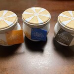 アトリエうかい - プリン3種