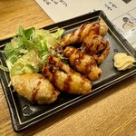 堂の浦 駅前店 - 鶏皮餃子