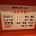 名古屋スタミナらーめん アブラカラメ - 