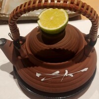 龍寿し - 土瓶蒸し(黒舞茸)