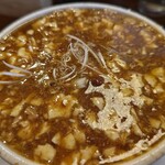 ラーメン かぶきもの - シビ辛麻婆豆腐ラーメン（レベル１）アップ