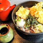 Teuchi Soba Fukushou - いか天おろし