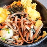 Teuchi Soba Fukushou - いか天おろし田舎