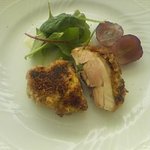 コーヴォ大島 - 前菜二品目：阿波尾鶏のマスタード揚げ
