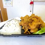 221501955 - ご飯&からあげ山盛り