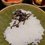 日本料理 柳燕 - 塩昆布で
