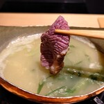 日本料理 柳燕 - 津軽鴨の白湯鍋