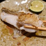 日本料理 柳燕 - 萩の白川の松笠焼き