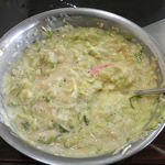 みどり屋 - キャベツの細かく刻んであるタイプ、トロトロです。