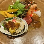 洋風小料理 Aya - ジュレ付き刺身