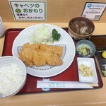 Nomikuidokoro Tonkatsu Suzume - ボーノポークロースのトンカツ定食。