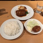 ウチョウテン - R5.10  黒毛和牛ハンバーグとシーフードクリームコロッケ