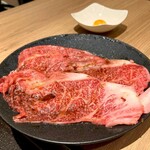 Yakiniku To Wine Torayoshi - 特上リブロースとろける焼きシャブ