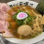 鶏そば啜る 小牧分店 - 「中華そば全部のせ（980円）」