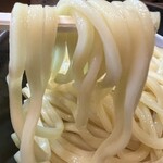 銀座 朧月 - 濃厚つけ麺　麺アップ