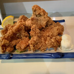 一力 - ザンギ。柔らかいふわふわ食感。