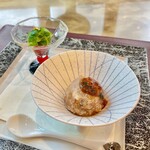 トゥ・ラ・ジョア イズム - 真境と木の子の葛寄せ揚げ