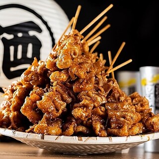 Kyushu/Hakata's specialty: Yakitori (grilled chicken skewers)