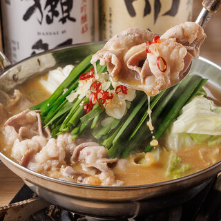 Hakata's most popular Hakata Motsu-nabe (Offal hotpot) nabe