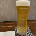 酒処 彩 - なんとも完璧な生ビール