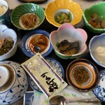 旅荘 みなと - 朝食の小鉢
