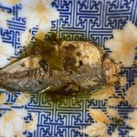 中国意境菜 白燕 - シマアジのオイル漬け