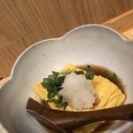 山形蕎麦茶寮 月の山 - 玉子焼き