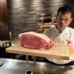 鉄板焼き いわ倉 - 近江牛