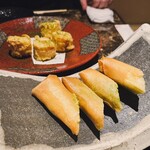 Wa Daina Ki - 鯛ちくわ磯辺揚げと春巻