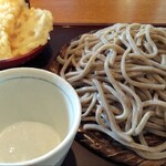 Soba Kiyose Raku An - 田舎そば(固め)/天ぷら 美味しかった