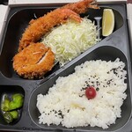 Tonkatsu Kagurazaka Sakura - ヒレカツとエビフライ弁当