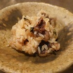 余市SAGRA - 香茸のフリットの混ぜご飯