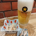 島の味処 平戸こんね - 生ビール590円