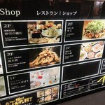 Okonomiyaki Kiji - ビル外の看板