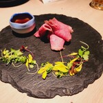 個室 肉寿司と牛タンしゃぶしゃぶ 金肉 - 