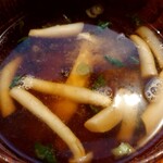 栄夏 - ランチの味噌汁