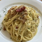 鵠沼パスタダイナー スプーン - カルペチーノ これに前菜＆サラダ、ドリンクが付いて1,595円