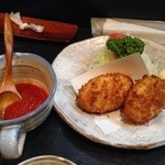 とんかつあさくら - 自家製クリームコロッケ（900円）