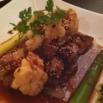 Bistro清水亭 - ドイツビールのお供に、仔羊のグリル・タイム風味(((o(*ﾟ▽ﾟ*)o)))