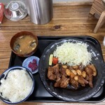 Hanamaru Kafe - トンテキ的定食　¥1,000