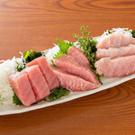 築地いなせや - マグロお造り3点盛