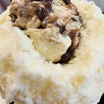 こひる庵 - ぜんざいあんとタルトクリームで即席あんタルトクリーム作ってみた！うっ、うまーいっ！私天才♡