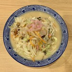 Jige Mon Champon - 白ちゃんぽん（中） ¥900 ＋ 野菜増し ¥110