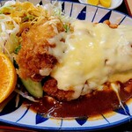 定食専門店 いててや - チキンエスカロップ定食@950