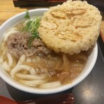 食事処 ニュー因幡 - 肉牛蒡うどん870円♪