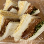 ケーワン - カツサンドとタマゴサンドのコンビは間違いない美味しさです